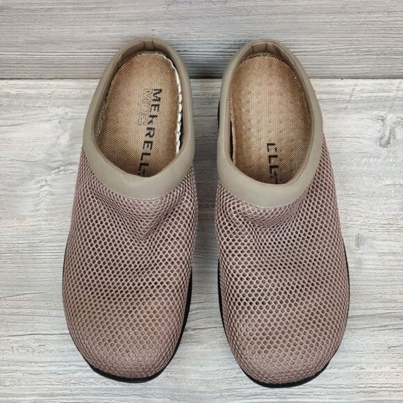 Merrell women's Primo Breeze II in taupe mesh upper - Picture 3 of 10